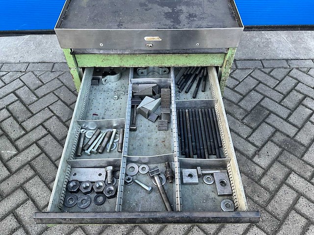 Gereedschapswagen met tooling/gereedschap - afbeelding 7 van  21
