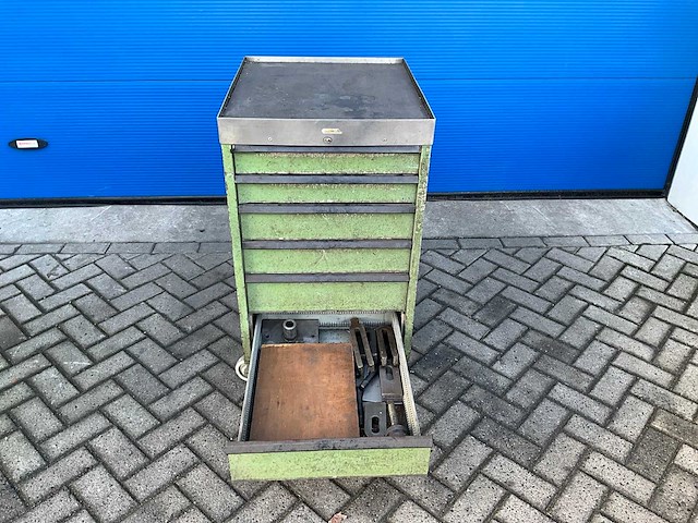 Gereedschapswagen met tooling/gereedschap - afbeelding 1 van  21