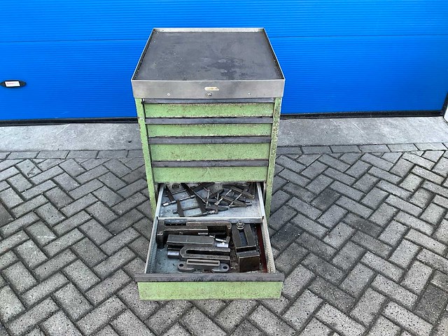 Gereedschapswagen met tooling/gereedschap - afbeelding 17 van  21