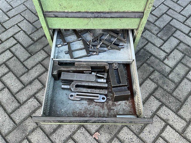 Gereedschapswagen met tooling/gereedschap - afbeelding 18 van  21