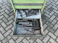 Gereedschapswagen met tooling/gereedschap - afbeelding 18 van  21