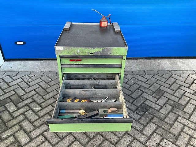 Gereedschapswagen met tooling/gereedschap - afbeelding 2 van  21