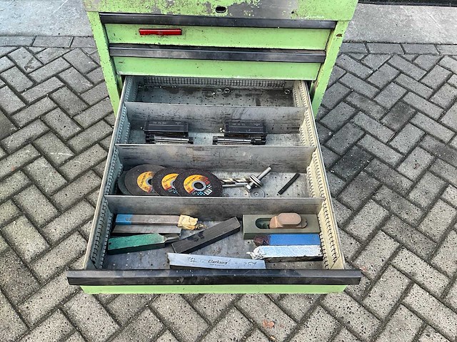 Gereedschapswagen met tooling/gereedschap - afbeelding 3 van  21