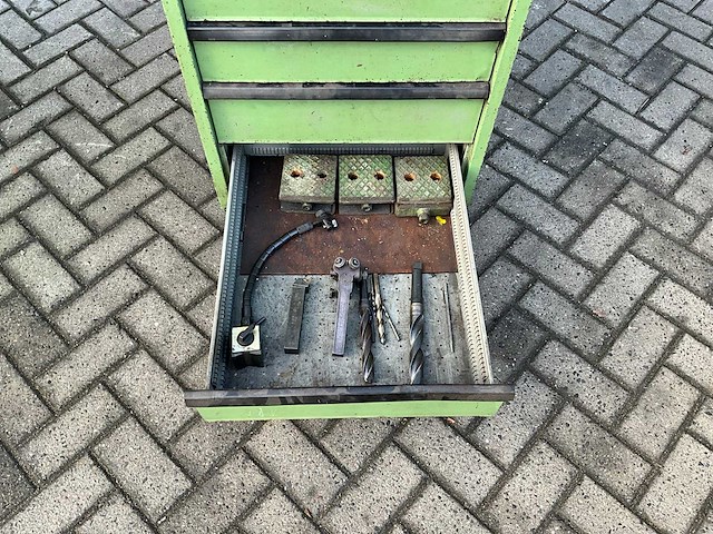 Gereedschapswagen met tooling/gereedschap - afbeelding 12 van  21