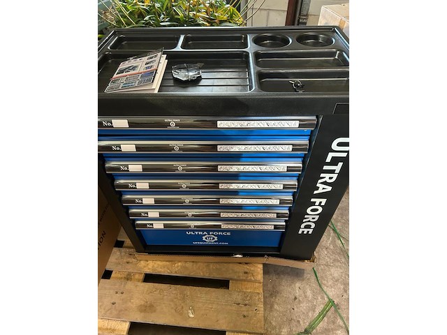 Gereedschapswagen, ultra force, 260-delig, blauw, 2025 - afbeelding 1 van  9