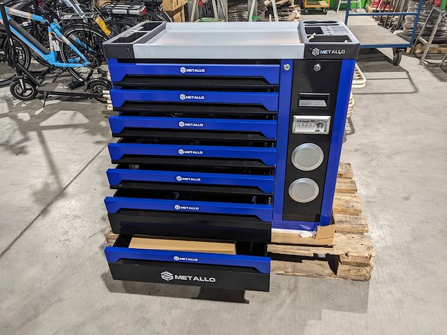 Gereedschapswagen xxl, metallo, meta-7hs6g-v - afbeelding 10 van  16