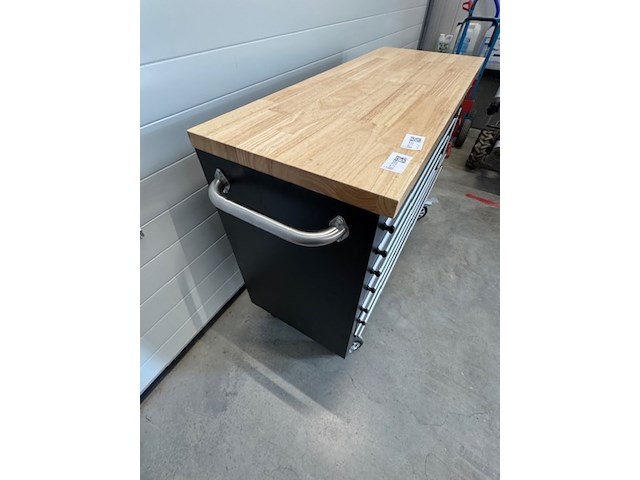 Gereedschapswagen, zwart, verrijdbaar - afbeelding 7 van  9