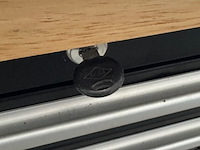 Gereedschapswagen, zwart, verrijdbaar - afbeelding 9 van  9