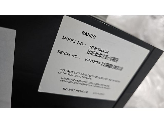 Gereedschapwagen, bahco, 1470k5black, zwart - afbeelding 7 van  10