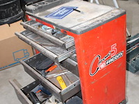 Gereedschapwagen facom met enkele gereedschappen. - afbeelding 3 van  3