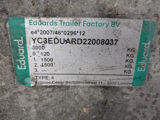 Geremde plateauwagen, eduard, p4, 2022 - afbeelding 3 van  18