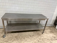 Geremot - rvs mobiele werktafel en onderschap - afbeelding 1 van  4