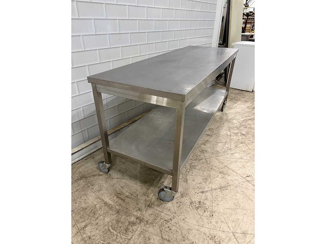 Geremot - rvs mobiele werktafel en onderschap - afbeelding 2 van  4