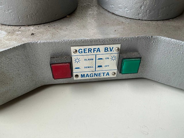 Gerfa m105 magneet opspanplaat - afbeelding 3 van  6