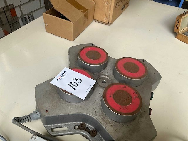 Gerfa m105 magneet opspanplaat - afbeelding 4 van  6