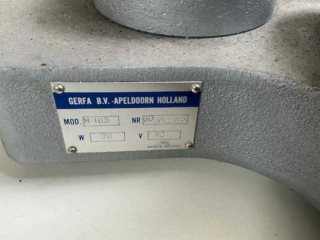Gerfa m105 magneet opspanplaat - afbeelding 5 van  6