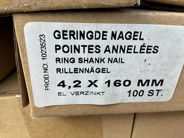 Geringde nagel spijkers - afbeelding 4 van  4