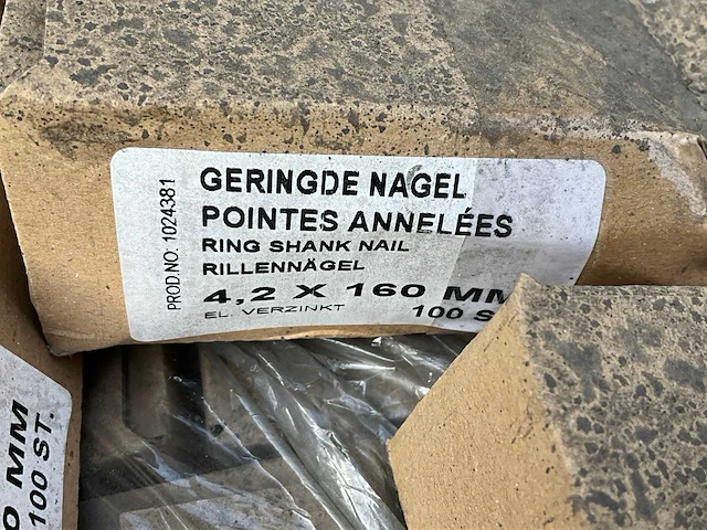 Geringde nagel spijkers - afbeelding 4 van  4