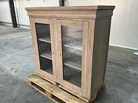 Gerookt eiken bovenkast 120,5x126x53,5cm