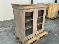 Gerookt eiken bovenkast 120,5x126x53,5cm - afbeelding 3 van  5