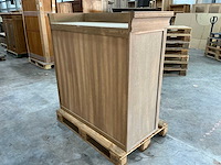 Gerookt eiken bovenkast 120,5x126x53,5cm - afbeelding 4 van  5