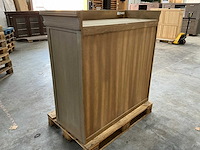 Gerookt eiken bovenkast 120,5x126x53,5cm - afbeelding 5 van  5