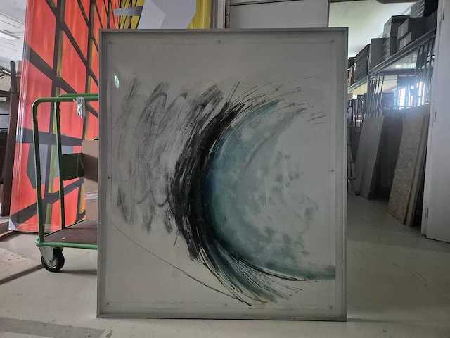 Gert jan van manen - acryl/pigment op doek - 142 x 122 - afbeelding 2 van  5
