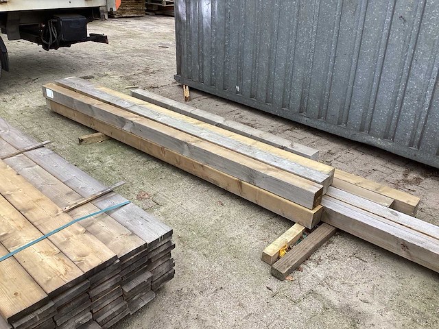 Geschaafd balk vuren (9x) - afbeelding 2 van  2