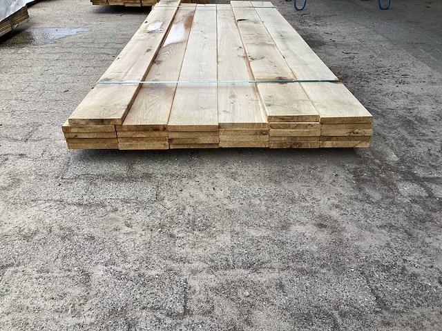 Geschaafd eiken plank, europees (27x) - afbeelding 3 van  3