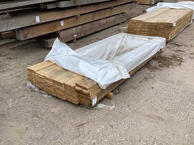 Geschaafd eiken plank, europees (58x) - afbeelding 1 van  4