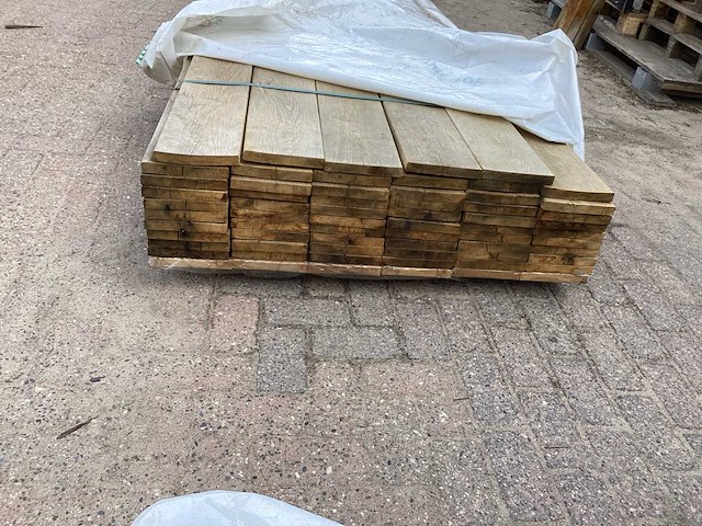 Geschaafd eiken plank, europees (66x) - afbeelding 3 van  4