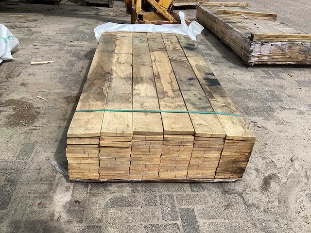 Geschaafd eiken plank, europees (90x) - afbeelding 3 van  4
