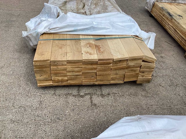 Geschaafd eiken plank, europees (96x) - afbeelding 2 van  3