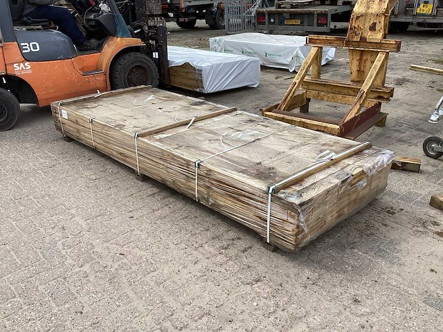 Geschaafd eiken plank, europees (96x) - afbeelding 3 van  4