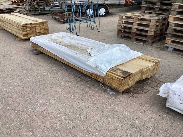 Geschaafd eiken plank, europees (98x) - afbeelding 2 van  5