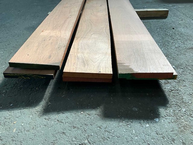 Geschaafd hardhout 25x200x2500 mm (6x) - afbeelding 3 van  6