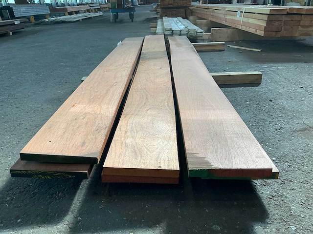Geschaafd hardhout 25x200x2500 mm (6x) - afbeelding 4 van  6