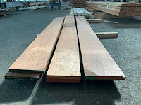 Geschaafd hardhout 25x200x2500 mm (6x) - afbeelding 4 van  6