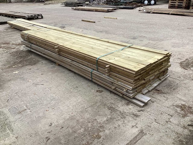 Geschaafd plank vuren (150x) - afbeelding 2 van  5
