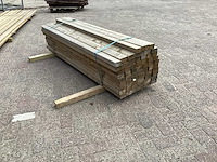 Geschaafd regels vuren 55x52x1800mm (57x) - afbeelding 2 van  4
