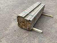 Geschaafd regels vuren 55x52x1800mm (57x) - afbeelding 3 van  4