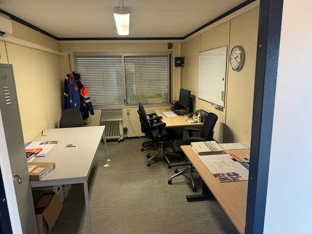 Geschakelde kantoorunits/bouwkeet 180 m2 met keuken/sanitair - afbeelding 8 van  29