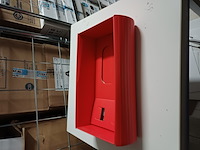 Geschenkdoos rood bol 34x18x9cm 40stuks - afbeelding 3 van  9