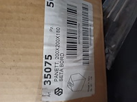 Geschenkdoos seta bord rood 20x20x18cm 48stuks - afbeelding 5 van  5