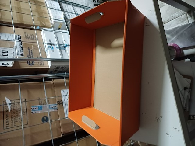 Geschenkdoos terra oranje 40x30x12cm 30stuks - afbeelding 10 van  11