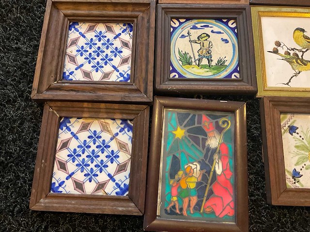 Geschilderde wand tegels (12x) - afbeelding 4 van  6