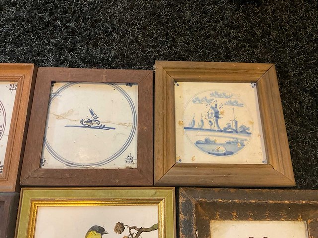 Geschilderde wand tegels (12x) - afbeelding 5 van  6