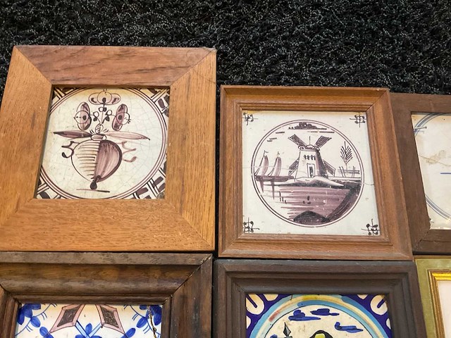 Geschilderde wand tegels (12x) - afbeelding 6 van  6