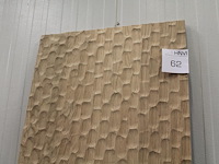 Geschulpt eikenhouten blad. afmeting 45.5 x 200 cm - afbeelding 1 van  3