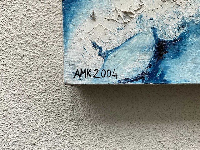 Gesigneerd amk2004 wanddecoratie - afbeelding 2 van  2